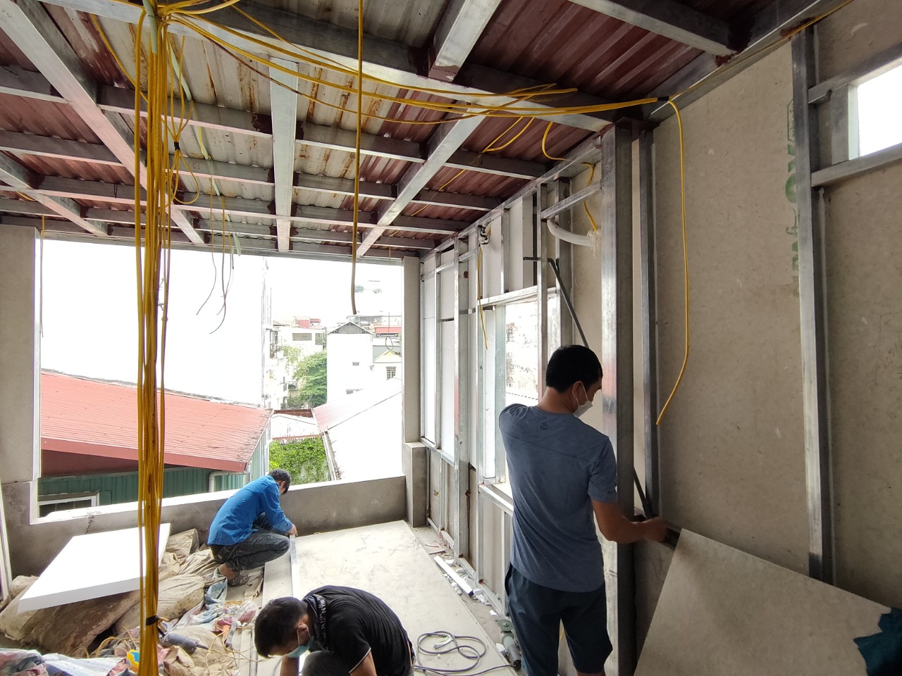 lắp đặt hệ thống kỹ thuật khi nâng tầng